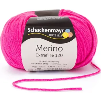 Příze Schachenmayr Merino extrafine 120 Jasně růžová 137 (Příze Merino extrafine 120 Jasně růžová 137)