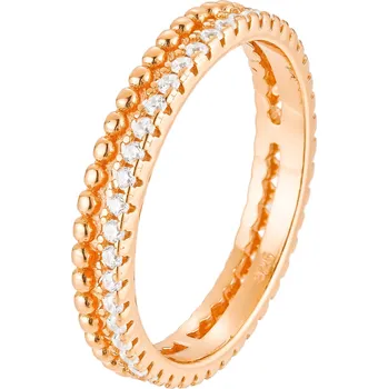 Prsten Olivie Stříbrný dvojitý prstýnek ROSE 8850 Velikost prstenů: 6 (EU: 51-53) Ag 925; ≤1,8 g.