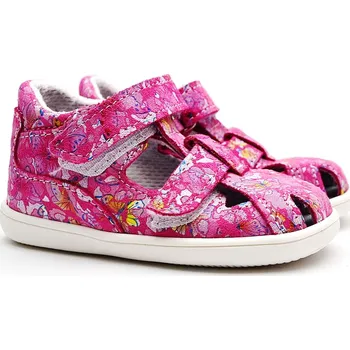 Chlapecké sandály Dívčí sandály JONAP 041 s růžová motýlci Velikost: 22