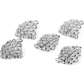 Knoflík Kovový knoflík velikost 52" - (52") nikl (5 ks)