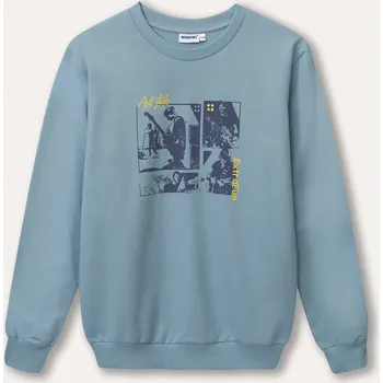 Chlapecká mikina Chlapecká mikina Art Style - modrá 152