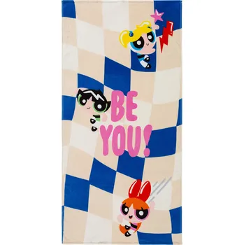 Dětské pončo / Plážová osuška, 100 % bavlna (Plážová osuška Powerpuff Girls)