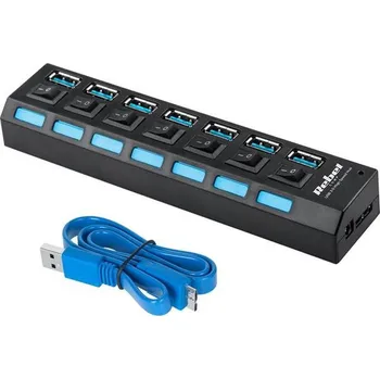 USB hub HUB USB 3.0 7 portovy Quer PRO