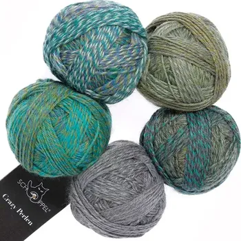 Příze Schoppel Wolle Crazy Perlen 2591 Pyrophon (Vlněná příze Crazy Perlen 2591 Pyrophon)