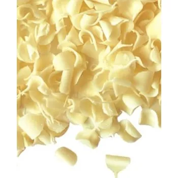 Čokoláda Cukrářské zdobení/sypání - čokoládové bílé hoblinky mini 3325434 karton 4 kg