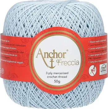 Příze Anchor Freccia 12 - 128 Ledová modrá (Háčkovací příze Anchor Freccia 12 - 128 Ledová modrá)