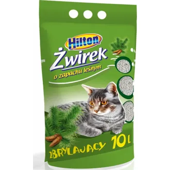 Podestýlka pro kočku HILTON bentonitové hrudkující lesní kočičí stelivo - 10l