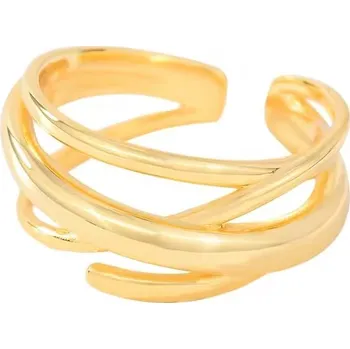 Prsten Majya Stříbrný nastavitelný prsten RAFFAELLA pozlacený Ag/; ≤3,79 g 10962