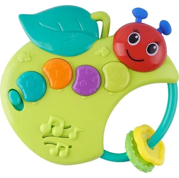 Dětské chrastítko se zvukem Baby Mix housenka