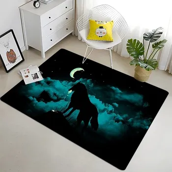 Koberec Koberec 3D vlk do obýváku a ložnice - 15,50 x 80 cm 20 x 23 palců