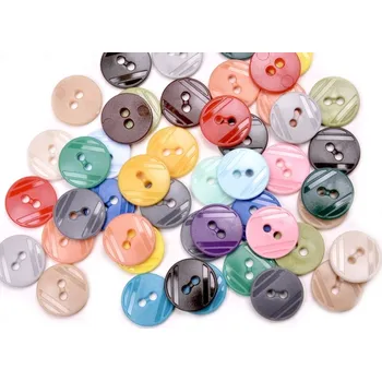 Galanterie Knoflík průměr 15,2 mm, barva Mix náhodných barev