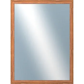 Zrcadlo DANTIK - Zarámované zrcadlo - rozměr s rámem cca 60x80 cm z lišty LYON hnědá (2750)