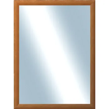 Zrcadlo DANTIK - Zarámované zrcadlo - rozměr s rámem cca 60x80 cm z lišty LEDVINKA světle hnědá (1440)
