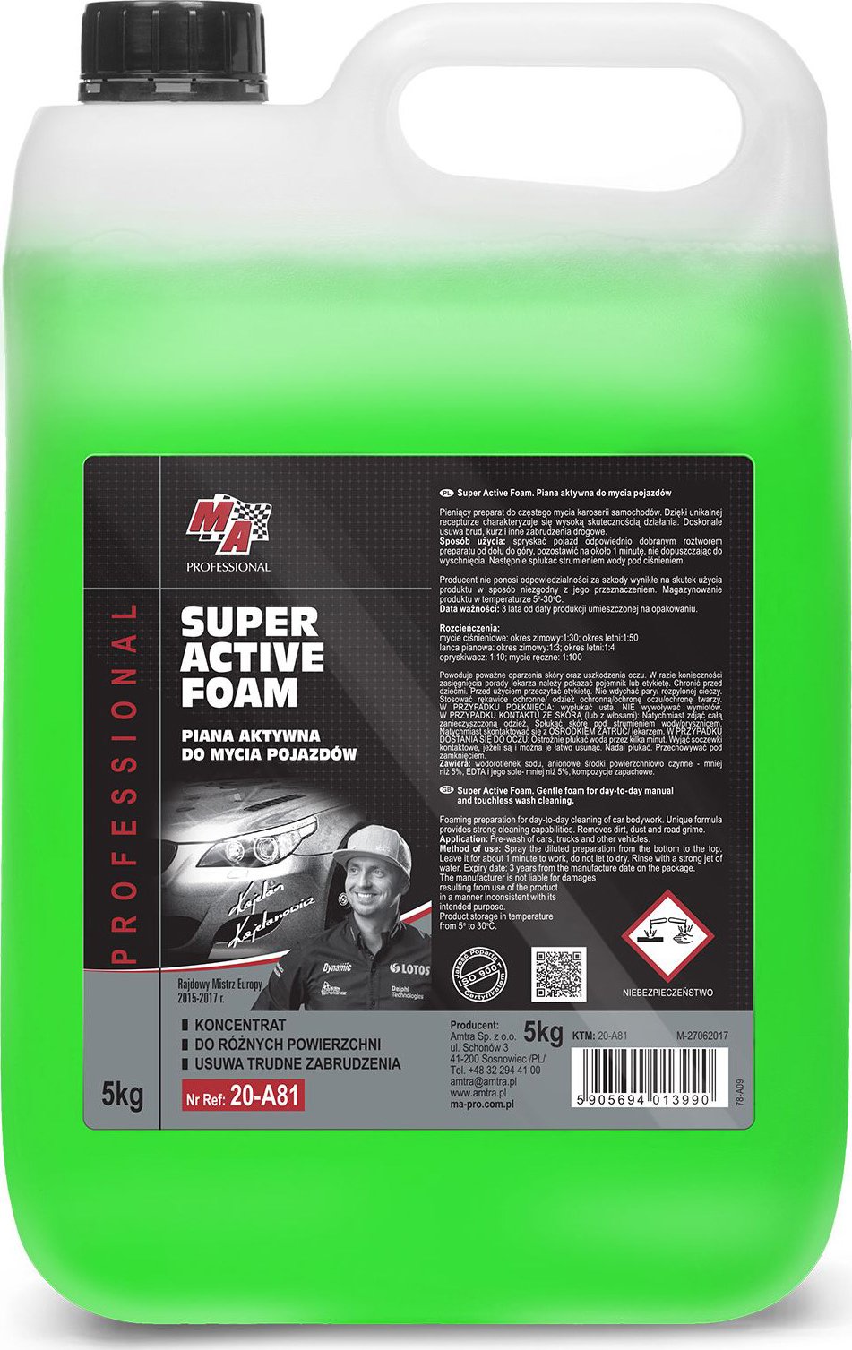 Moje Auto Aktivní pěna pro mytí automobilů 5 l