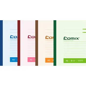 Sešit Comix Školní sešit C4507 A5 Barva: Hnědá