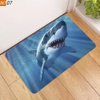 Koberec Protiskluzový koberec do ložnice a koupelny | styl žralok - 7,60 x 90 cm 24 x 36 palců