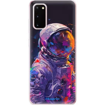 Telefonní příslušenství Odolné silikonové pouzdro iSaprio - Neon Astronaut - Samsung Galaxy S20
