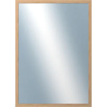 Zrcadlo DANTIK - Zarámované zrcadlo - rozměr s rámem cca 50x70 cm z lišty KASSETTE dub (2863)