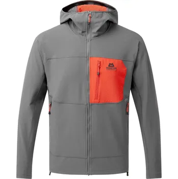 Mountain Equipment Arrow Hooded Jacket Men'S Barva: Anvil Grey/Redrock, Velikost: M