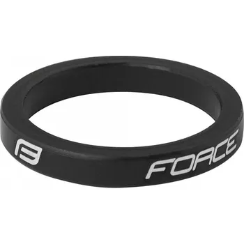 Hlavové složení podložka FORCE 1 1/8" AHEAD 5 mm Al, černá