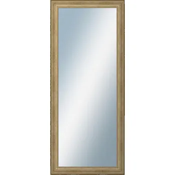 Zrcadlo DANTIK - Zarámované zrcadlo - rozměr s rámem cca 60x140 cm z lišty HRAD stříbrná patina (2823)