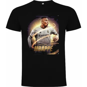 Tričko Mbappé Real Madrid Wallpaper Barva: černá, Velikost: 122/128 - 7/8let