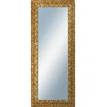 DANTIK - Zarámované zrcadlo - rozměr s rámem cca 50x120 cm z lišty ZVRATNÁ zdobná zlatá (2888)