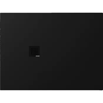 Sprchová vanička Polysan TRENECA vanička z litého mramoru s možností úpravy rozměru, 120x90cm, černá mat