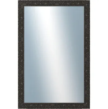 Zrcadlo DANTIK - Zarámované zrcadlo - rozměr s rámem cca 80x120 cm z lišty PRAHA černá (2753)