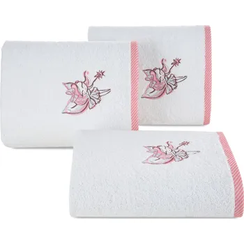 DĚTSKÝ BAVLNĚNÝ RUČNÍK BABY55 50X90 CM BÍLÁ