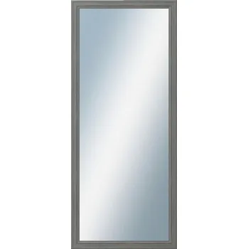 Zrcadlo DANTIK - Zarámované zrcadlo - rozměr s rámem cca 60x140 cm z lišty STEP tmavěšedá (3021)