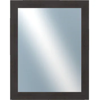 Zrcadlo DANTIK - Zarámované zrcadlo - rozměr s rámem cca 40x50 cm z lišty 4020 hnědá (2767)