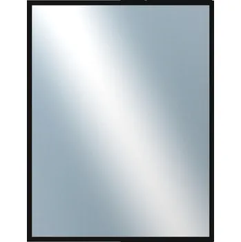 Zrcadlo DANTIK - Zarámované zrcadlo - rozměr s rámem cca 70x90 cm z lišty FC černá vysoká (2185)