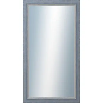 Zrcadlo DANTIK - Zarámované zrcadlo - rozměr s rámem cca 50x90 cm z lišty AMALFI modrá (3116)