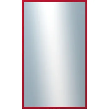 Zrcadlo DANTIK - Zarámované zrcadlo - rozměr s rámem cca 60x100 cm z lišty PERLA červená lesklá vysoká (2878)