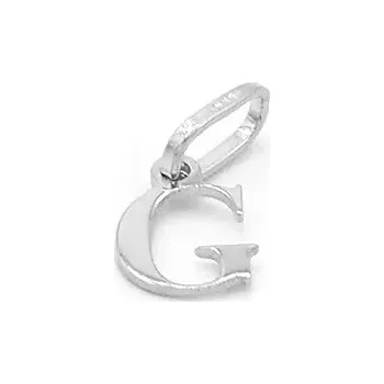 Přívěsek Přívěsek z bílého zlata, písmeno G 0,20g