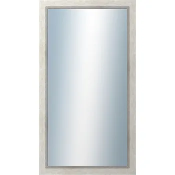 Zrcadlo DANTIK - Zarámované zrcadlo - rozměr s rámem cca 50x90 cm z lišty CARRARA bílá (2896)
