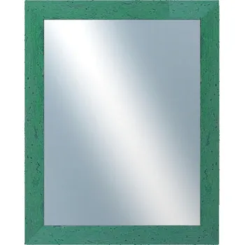 Zrcadlo DANTIK - Zarámované zrcadlo - rozměr s rámem cca 40x50 cm z lišty RETRO zelená (2535)