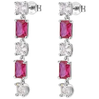 Náušnice Stříbrné visací náušnice s rubíny Brosway Fancy Passion Ruby FPR19 pár + dárek zdarma