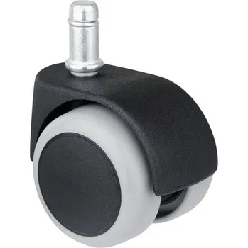 Nábytkové kování Kolečko pro židle, průměr 50 mm, STOP/GO, pro tvrdé podlahy