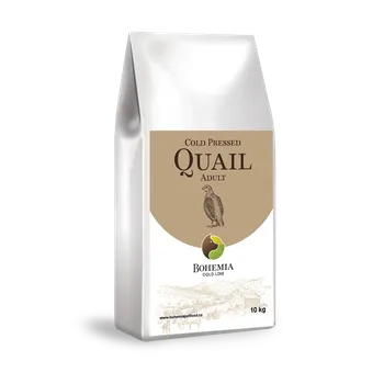 Krmivo pro psa Bohemia Pet Food BOHEMIA COLD Adult Quail Hmotnost: 2kg - vzorek Za studena lisované, 10 kg