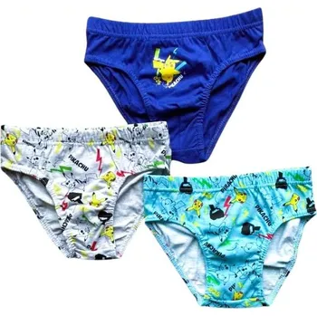 Chlapecké spodní prádlo SADA 3 KS SLIPY POKÉMON Velikost: 9