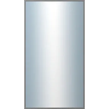 Koupelnový nábytek DANTIK - Zarámované zrcadlo - rozměr s rámem cca 50x90 cm z lišty Hliník šedá drás. | P269-223 (7269223)