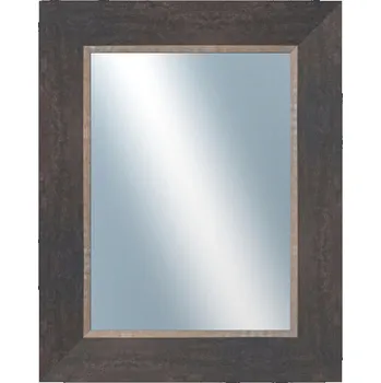 Zrcadlo DANTIK - Zarámované zrcadlo - rozměr s rámem cca 40x50 cm z lišty TOMAS černá velká (3031)