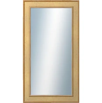 Zrcadlo DANTIK - Zarámované zrcadlo - rozměr s rámem cca 50x90 cm z lišty TOOTH zlatá (2778)