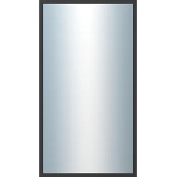 Koupelnový nábytek DANTIK - Zarámované zrcadlo - rozměr s rámem cca 50x90 cm z lišty Hliník černá | P05-021 (7005021)