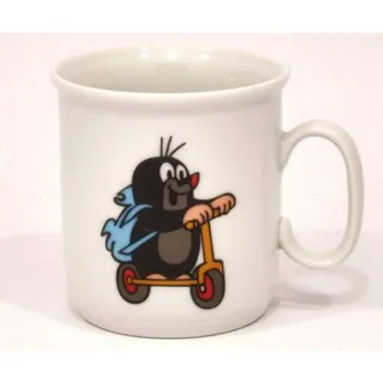 THUN Hrnek GASTON 160 ml, Krtek - koloběžka