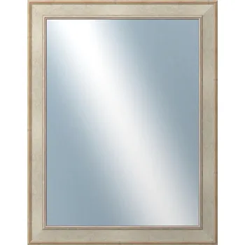 Zrcadlo DANTIK - Zarámované zrcadlo - rozměr s rámem cca 70x90 cm z lišty TOOTH stříbrná (2779)