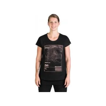 Dámské tričko Northfinder Gayle black XL; Černá triko