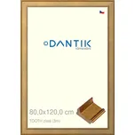 DANTIK rámeček 80x120 | TOOTH zlatá (Plexi Čiré) (Vyrobeno s láskou u nás v DANTIKU)